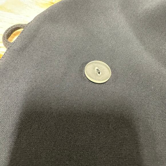 Cushnie NWT Satin Panel Cady Jacket Black Size 2 MSRP $1,594 Silk One Button - Picture 8 of 10